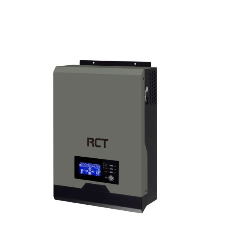 RCT Axpert V 1KVA/ 1000W Inverter - Pure Sine Wave Inverter, PF1, 12V DC battery voltage,  Build-in 500W MPPT Solar Charge Controller with 102V DC Max Open PV Voltage